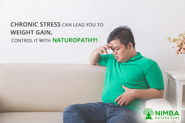 Chronic Stress can lead you to Weight Gain, Control it with Naturopathy!