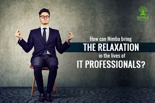 How can Nimba bring the relaxation in the lives of IT professionals?