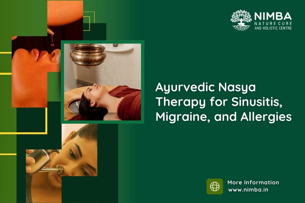 Ayurvedic Nasya Therapy for Sinusitis, Migraine, and Allergies
